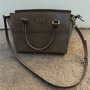Kate Spade Brown Leather Tote Bag